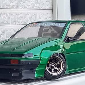 T0Y0TA AE86 TRUENO N2仕様 pandora rc 1/10 ラジコンボディの画像7