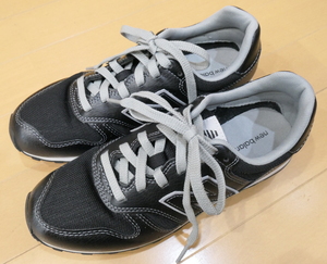 New Balance スニーカー ML373BLK ブラック 24cm