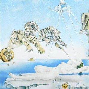 【真作】【WISH】サルバドール・ダリ Salvador Dali「Dream caused by the flight of a bee around …」リトグラフ 10号大 #23092352の画像3