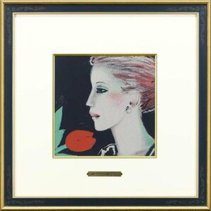 【真作】【WISH】カシニョール Jean-Pierre Cassigneul「赤いチューリップ」リトグラフ   〇女性像人気画家 #24032488の画像2