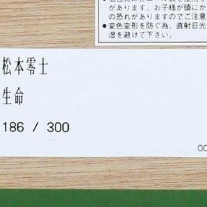 【真作】【WISH】松本零士「生命」リトグラフ 10号大 2003年作 直筆サイン ◆メーテル人気作   〇代表作「銀河鉄道999」 #24042112の画像10