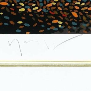 【真作】【WISH】ヒロ・ヤマガタ「即興詩人Ⅱ」シルクスクリーン 約20号 大作 直筆サイン 証明シール   #23122852の画像6