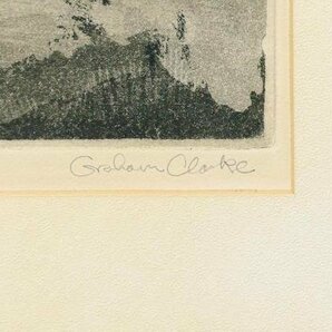 【真作】【WISH】グラハム・クラーク Graham Clarke「Dingley Dell」銅版画 10号大 直筆サイン   〇英国人気版画家 #24022187の画像6