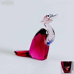 【真作】【WISH】スワロフスキー Swarovski「ブロードウェイの鳥 ジンジャー」クリスタルガラス 40g ◆鳥像逸品  #24016026の画像1