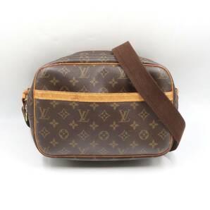 ★LOUIS VUITTON ルイヴィトン M45254 モノグラム リポーターPM クロスボディ ショルダーバッグ レディース メンズ ブラウン系の画像1