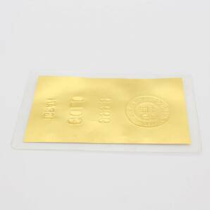 【純金カード】 徳力 TOKURIKI 1g 999.9 ラミネート GOLD ゴールド 24金 K24 総重量2.6g の画像3