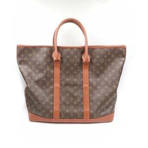 ★LOUIS VUITTON ルイヴィトン M42420 モノグラム サック ウィークエンドGM トートバッグ ショルダー 肩掛け ブラウン系