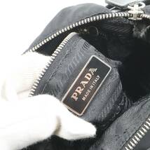 ★PRADA プラダ テスートナイロン×レザー ハンドバッグ トートバッグ ショルダー 肩掛けかばん レディース メンズ ブラック系_画像7