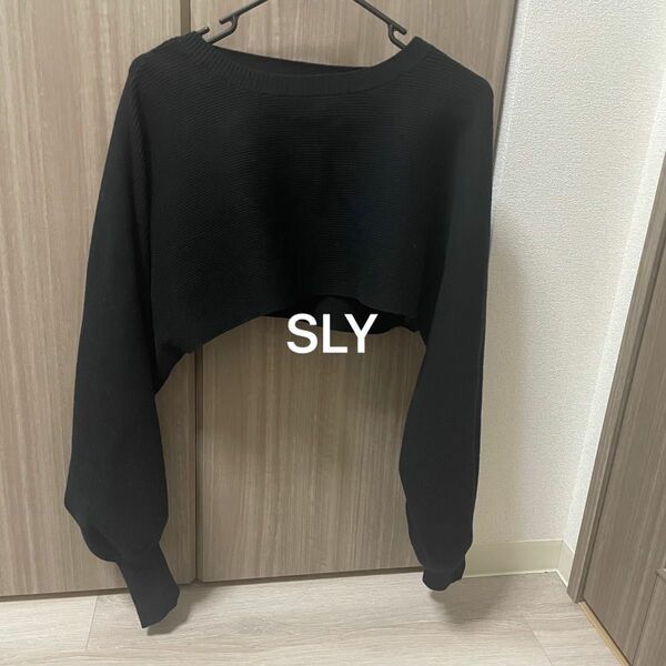 sly ショート丈ニット