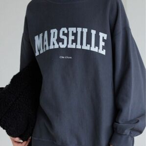 SLOBE IENA MARSEILLEロゴスウェット