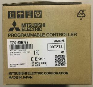 ☆新品・未使用品　三菱電機 マイクロシーケンサ基本ユニット FX3G-60MR/ES