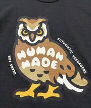 美品★HUMAN MADE（ヒューマンメイド）フクロウ梟プリントTシャツ希少size3XLブラック黒◯送料込NIGOケンゾーKENZO_画像2