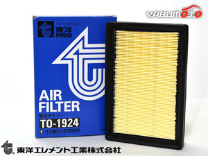 シエンタ NHP170G エアエレメント エアー フィルター クリーナー 東洋エレメント HV H27.07～R2.01