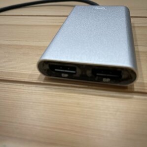 OWC Owc TB3ADP2DP Thunderbolt 3 デュアルディスプレイアダプター DisplayPort 2基搭載 シルバーの画像2