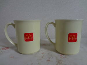 マクドナルド マグカップ　２個　陶器製