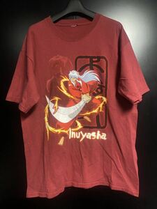 激レア90'S INUYASYA Tシャツ ヴィンテージ サイズL 犬夜叉 アニメTシャツ　ドラゴンボール　