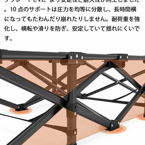 折りたたみ式ベッド 軽量 アウトドアベッド 折り畳み式 簡易ベッド 仮眠 病室 付き添い看護 昼寝 アウトドア キャンプ 収納便利 571Aの画像5