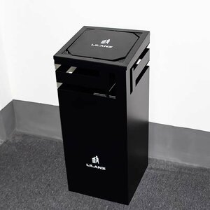 . go in waste basket trash can tower .. remainder . recovery box rectangle long black 464