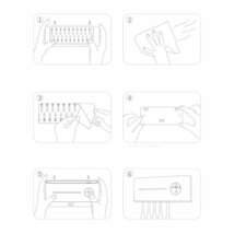 歯ブラシ除菌器 壁掛け UVC紫外線滅菌 USB充電 パンチフリー設置 電動歯ブラシ収納（ホワイト）217wt_画像9