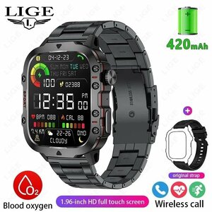  men's smart watch . sugar price measurement 1.96 -inch Bluetooth waterproof for exchange resin belt attaching Android /ios fitness pedometer 701