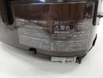 【た44】NW-VA10 ZOJIRUSHI 象印 IH 炊飯器 炊飯ジャー 5.5合炊き 2020年製 通電確認済み 動作品_画像8