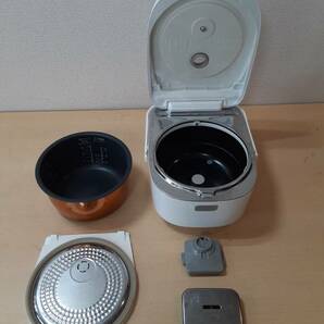 【た7】SR-HB108 Panasonic パナソニック IH 炊飯器 炊飯ジャー 5合炊き 2019年製 通電確認済み 動作品の画像7