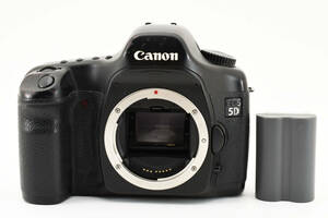 【動作良好品★】Canon キヤノン デジタル一眼レフカメラ EOS 5D ボディ バッテリー #M10435