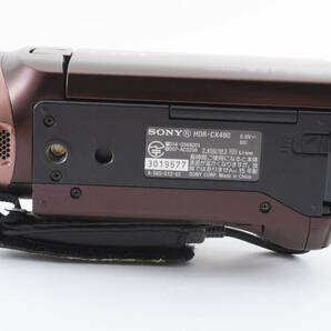 【動作良好美品★】SONY ソニー HDR-CX480 ブラウン ビデオカメラ #M10451の画像10