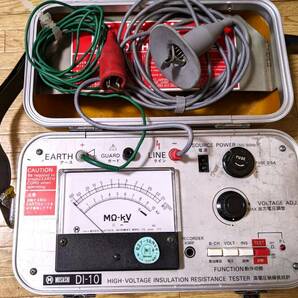 高圧絶縁抵抗計 MUSASHI DI-10の画像2