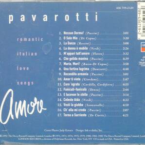 b396   プッチーニ他：AMORE PAVAROTTIの画像2