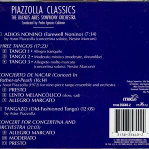 pc173  PIAZZOLLA CLASSICS /CALDERONの画像2