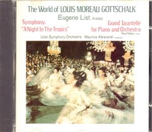 ol404 THE WORLD OF LOUIS MOREAU GOTTSCHALK /ABRAVANEL