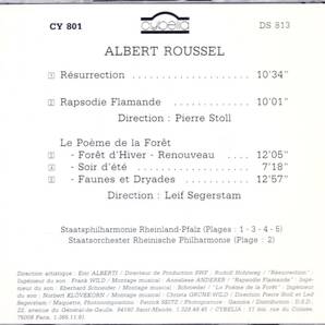 a818 ROUSSEL : MUSIQUE FRANCAISE /SEGERSTAMの画像2