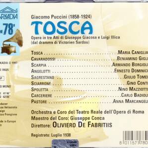 pc19   プッチーニ：TOSCA /FABRITIIS (2CD)の画像2