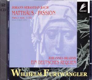 a779　　J.S.バッハ：MATTHAUS-PASSION 他／フルトヴェングラー(2CD)