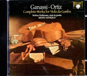 mT220　　　ORTIZ：COMPLETE WORKS FOR VIOLA DA GAMBA /HOFFMANN