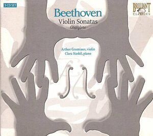 ベートーヴェン：ヴァイオリン・ソナタ全集/グリュミオー、ハスキル（3CD)