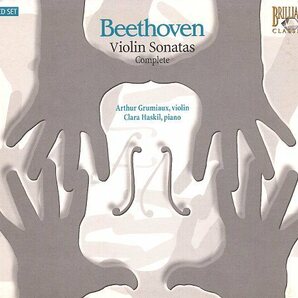 ベートーヴェン：ヴァイオリン・ソナタ全集/グリュミオー、ハスキル（3CD)の画像1
