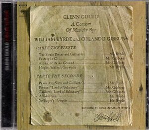 A Consort of Musicke by William Byrd & Orlando Gibbons / Glenn Gould(p) グレン・グールド