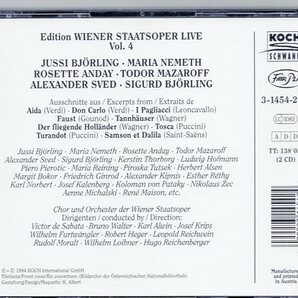 Edition WINNER STAATSOPER LIVE Vol.4/S.BJORLINGの画像2