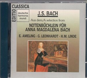 J.S. Bach*, E. Ameling*, G. Leonhardt*, H.M. Linde* Aus Dem / A Selection From Notenbchlein Fr Anna Magdalena Bach