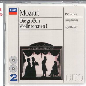 モーツァルト：ヴァイオリン・ソナタ 第１集/シェリング、ヘブラー（２CD)の画像1