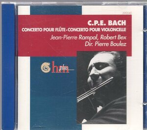 Carl-Philipp-Emanuel Bach - Jean-Pierre Rampal, Robert Bex, Pierre Boulez Concerto Pour Flte - Concerto Pour Violoncelle