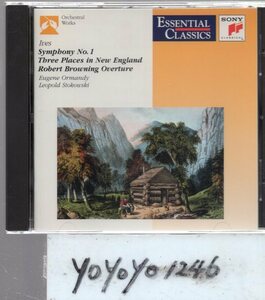 mt195 IVES：交響曲第1番/THE　PLACES　IN　NEW　ENGLAND/ROBERT　BROWNING　OVERTURE/ストコフスキー