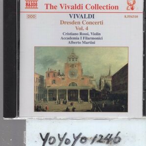 pc193 ヴィヴァルディ：ドレスデン協奏曲集 4 （アカデミア・イ・フィラルモニチ／マルティーニ）の画像1