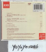 pc8 マーラー：交響曲第6番・R・シュトラウス：EIN　HELDENLEBEN/バルビローリ(2CD)_画像2