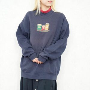 USA VINTAGE JAMS EMBROIDERY DESIGN SWEAT SHIRT/アメリカ古着ジャム刺繍デザインスウェット