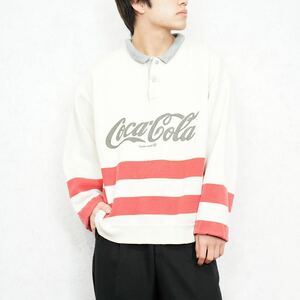 USA VINTAGE coca'cola LOGO DESIGN SWEAT SHIRT/アメリカ古着コカコーラロゴデザインスウェット