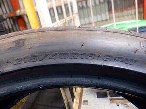 中古 215/40R18　2本　HANKOOK　133536 タイヤ