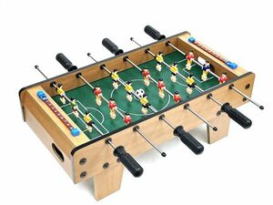 【ご家庭で本格的サッカーゲーム】卓上サッカーゲーム 6軸 短足テーブル ※テーブルサッカーゲーム